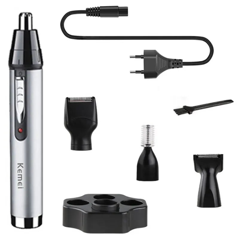 Kemei All in one grooming kit For Men Electric Shaver Hair Trimmer Ear,Beard,Eyebrow, Face Shaving Machine Rechargeable razor