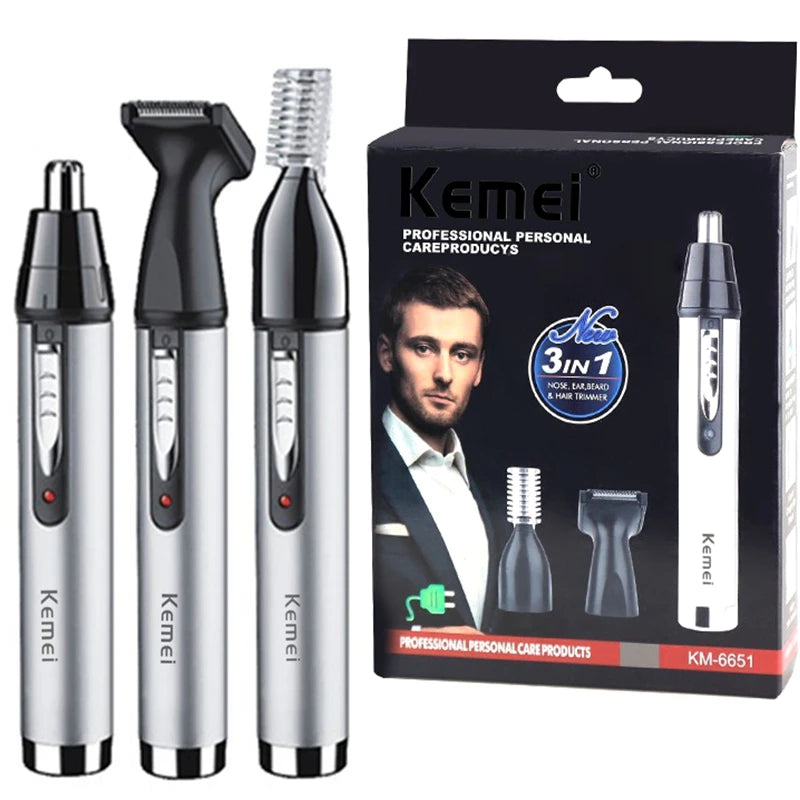 Kemei All in one grooming kit For Men Electric Shaver Hair Trimmer Ear,Beard,Eyebrow, Face Shaving Machine Rechargeable razor