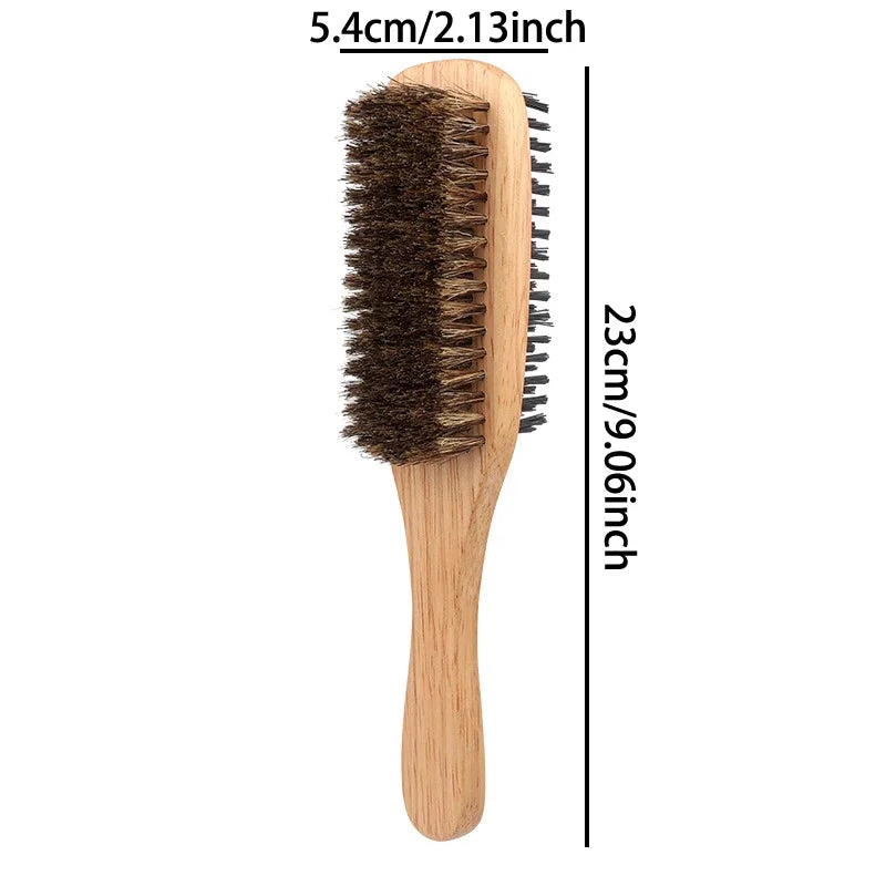 Men's Double-side Beard Brush Multifunctional Household Neck Dust Beard Grooming Haircut Scrubber Brush Salon Hairdressing Tools