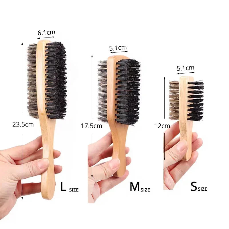 Men's Double-side Beard Brush Multifunctional Household Neck Dust Beard Grooming Haircut Scrubber Brush Salon Hairdressing Tools