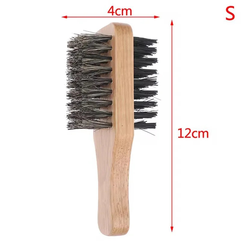 Men's Double-side Beard Brush Multifunctional Household Neck Dust Beard Grooming Haircut Scrubber Brush Salon Hairdressing Tools