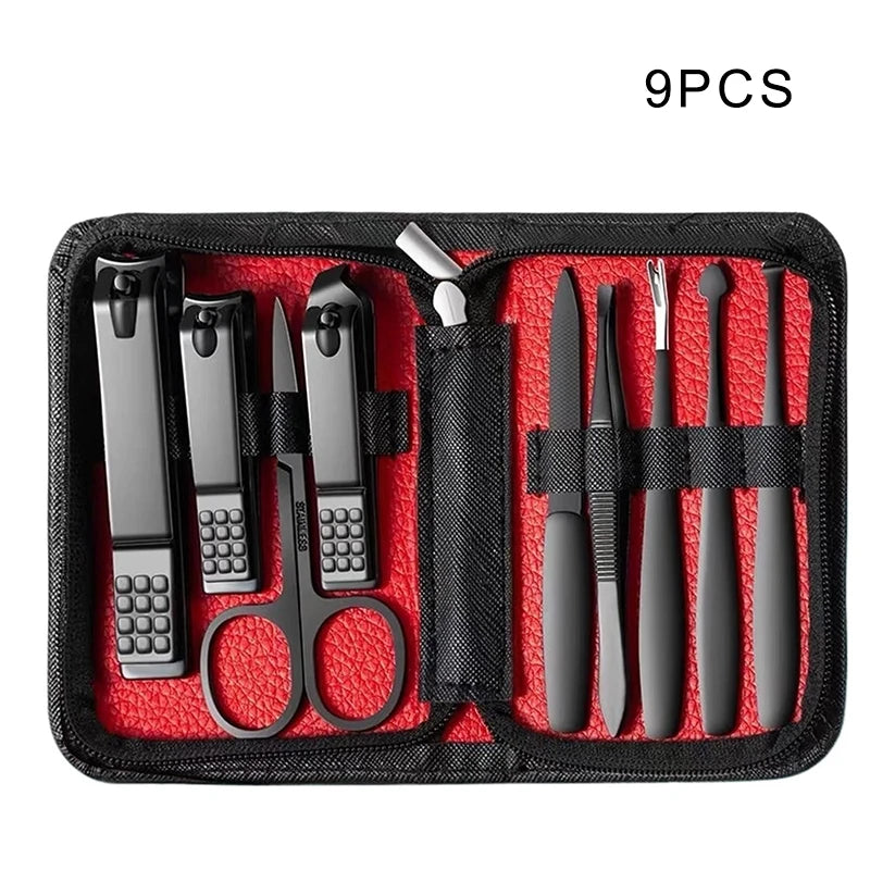 Manicure Set Pedicure Tools Set Nail Grooming Kit for Women Mens, 40 in 1(Dark Green) Nail Manicure Kit Foot Hand Care Kit Nail