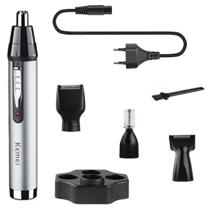 Kemei All in one grooming kit For Men Electric Shaver Hair Trimmer Ear,Beard,Eyebrow, Face Shaving Machine Rechargeable razor