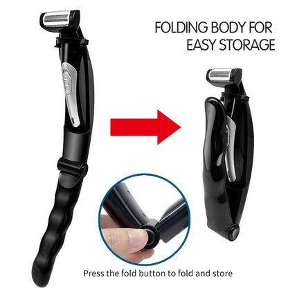 Back Shavers for Men Body Groomers Back Shavers for Men Long Handle, Detachable Extension Handle Men with Back Attachment