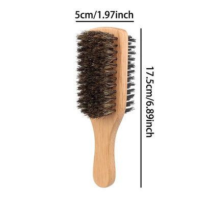 Men's Double-side Beard Brush Multifunctional Household Neck Dust Beard Grooming Haircut Scrubber Brush Salon Hairdressing Tools