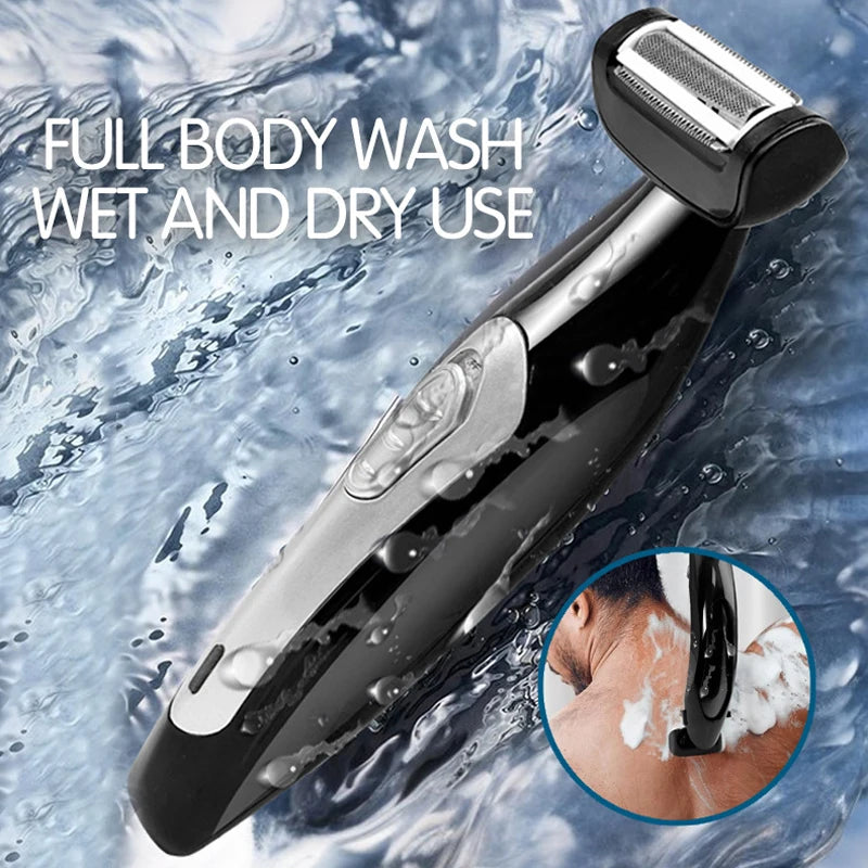 Back Shavers for Men Body Groomers Back Shavers for Men Long Handle, Detachable Extension Handle Men with Back Attachment