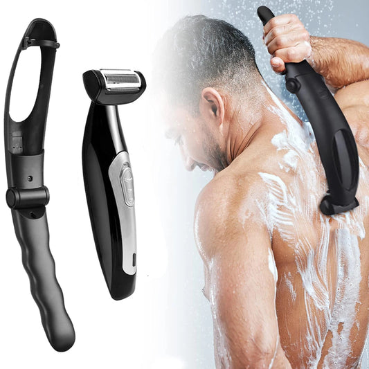 Back Shavers for Men Body Groomers Back Shavers for Men Long Handle, Detachable Extension Handle Men with Back Attachment